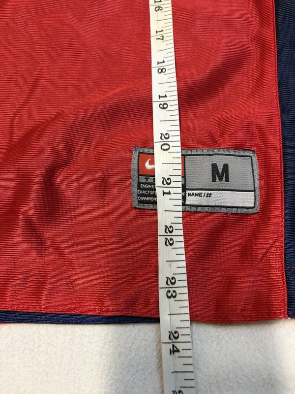 Vintage Nike Team Reversible Texas Rangers Tank Top Jersey Size M Center Swoosh gallery