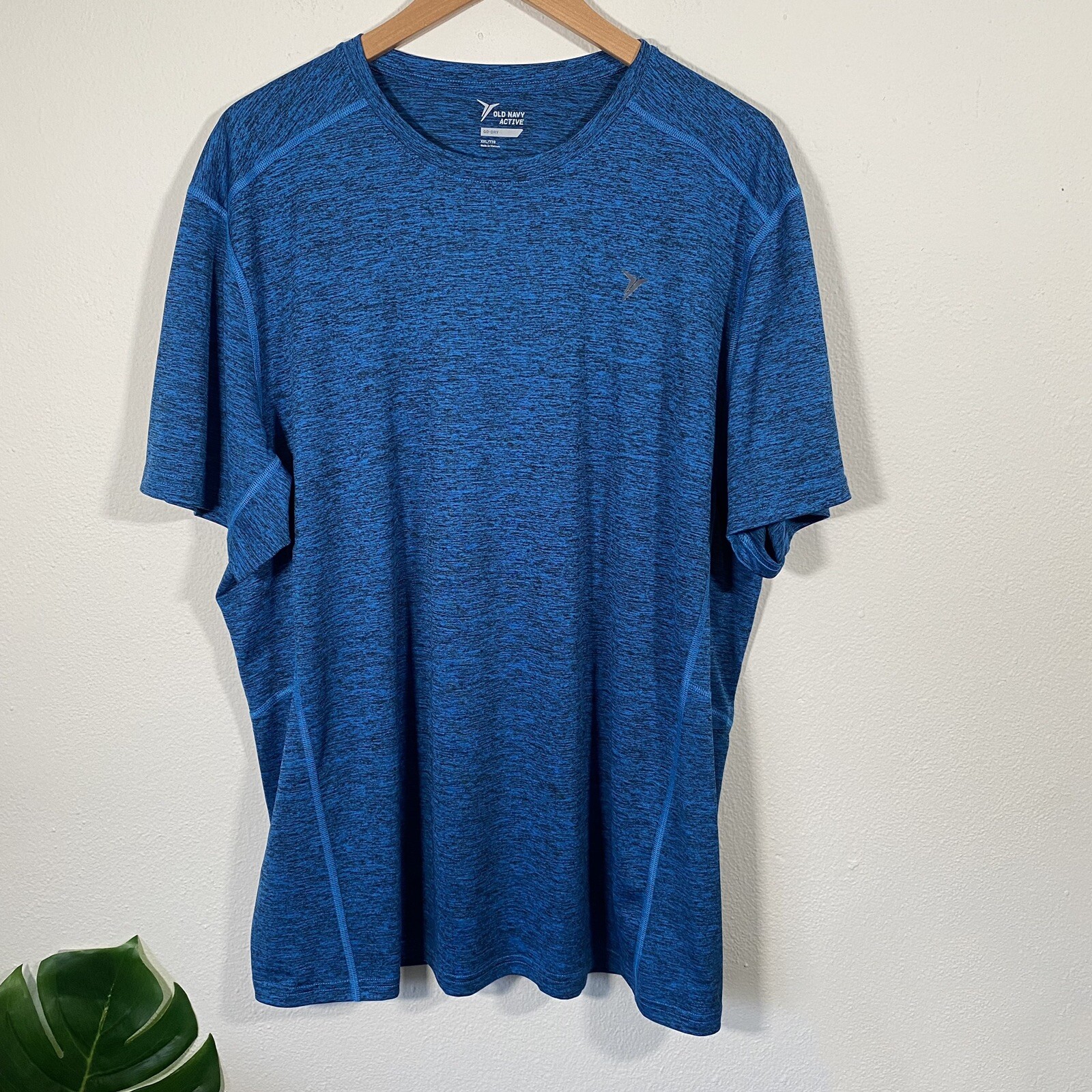 OLD NAVY Go Dry Men's Athletic Tee Shirt Royal Riviera Blue Size XXL gallery
