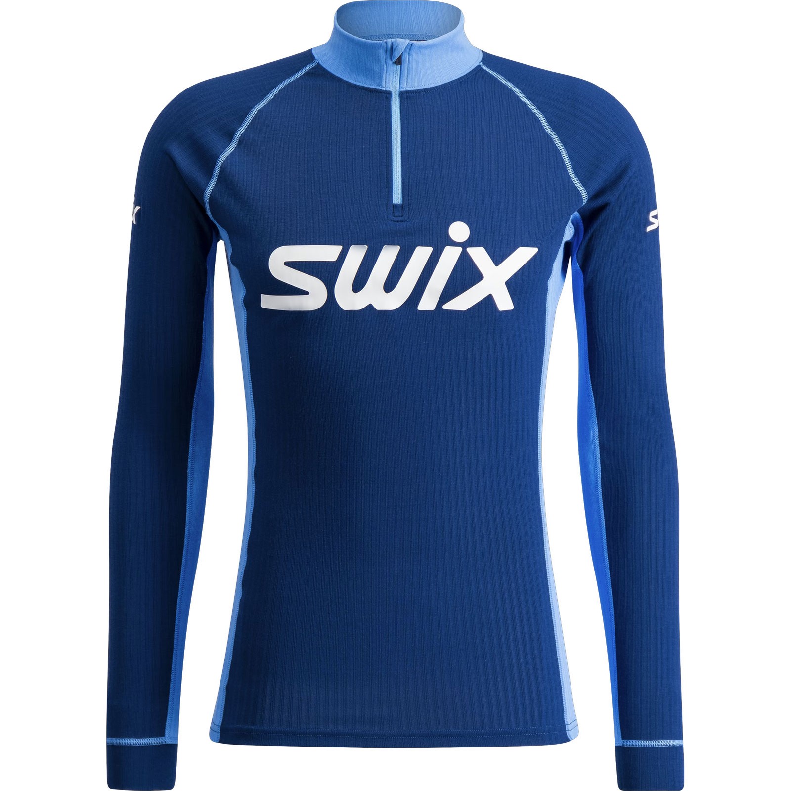 SWIX Men's RaceX Classic Estate Blue Half Zip Top (10116-23-72105) gallery