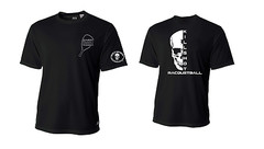 Killshot Racquetball | Performance Half Skull T Shirt – Short Sleeve