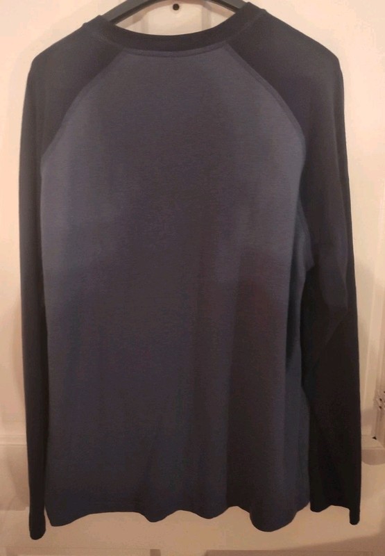 The North Face Men's LS Pullover Shirt Bluish Gray Sz XL gallery
