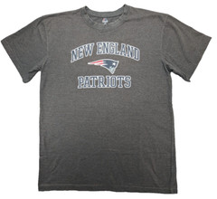 New England Patriots T-Shirt Mens 2XLT Gray NFL Team Apparel Football Logo