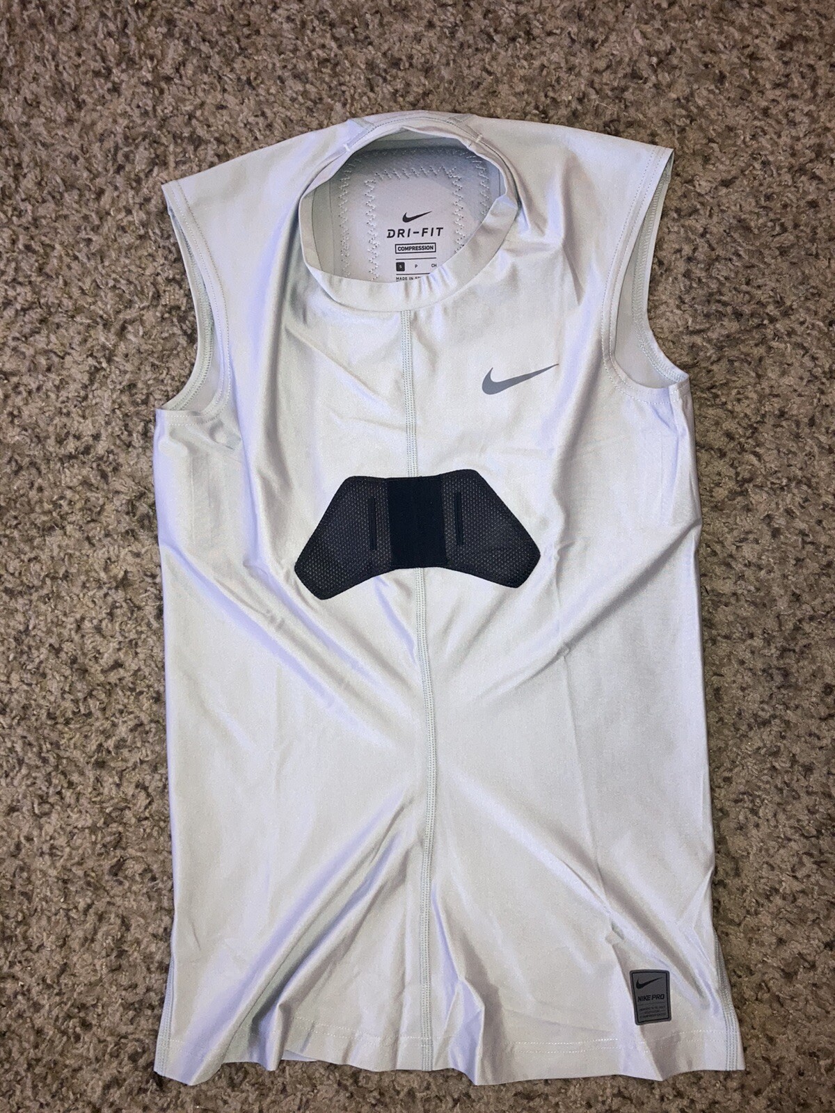 Nike Pro Combat Track Sprint Compression Training Top Running Parachute Vest LRG gallery