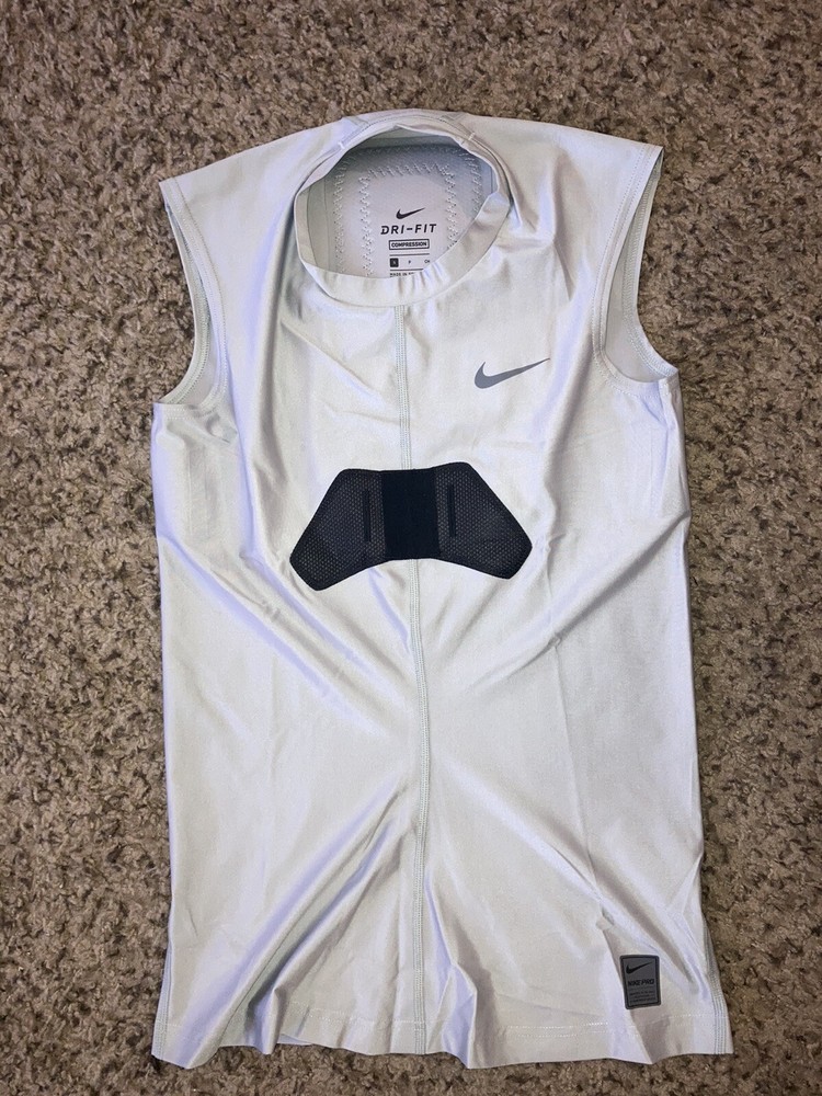 Nike Pro Combat Track Sprint Compression Training Top Running Parachute Vest LRG