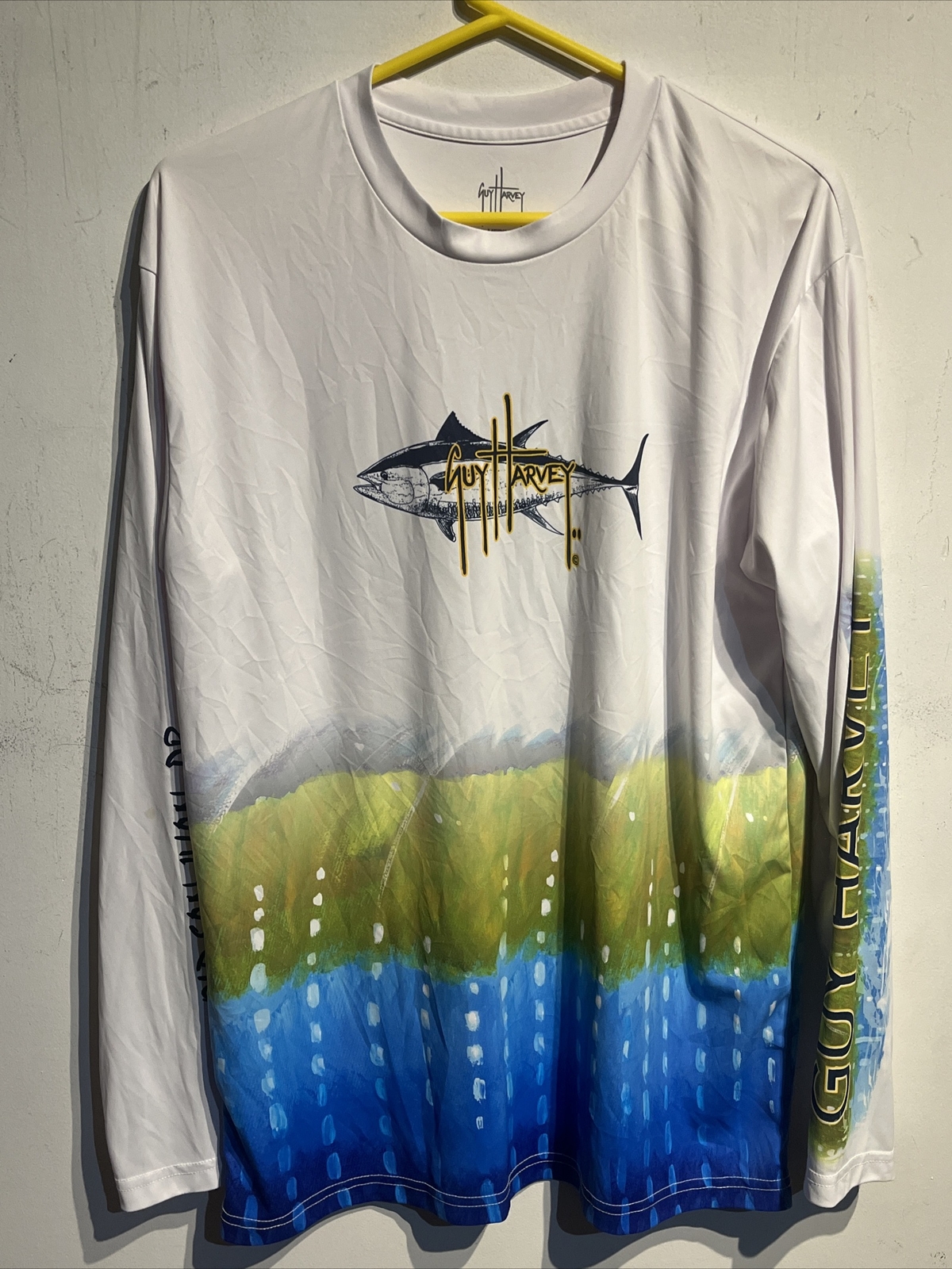 Medium GUY HARVEY BF TUNA PRO UVX PERFORMANCE LONG SLEEVE FISHING San Juan PR gallery