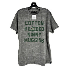 NWT Buy Me Brunch Men’s L Heather Gray ‘Cotton Headed Ninny Muggins’ SS T-Shirt