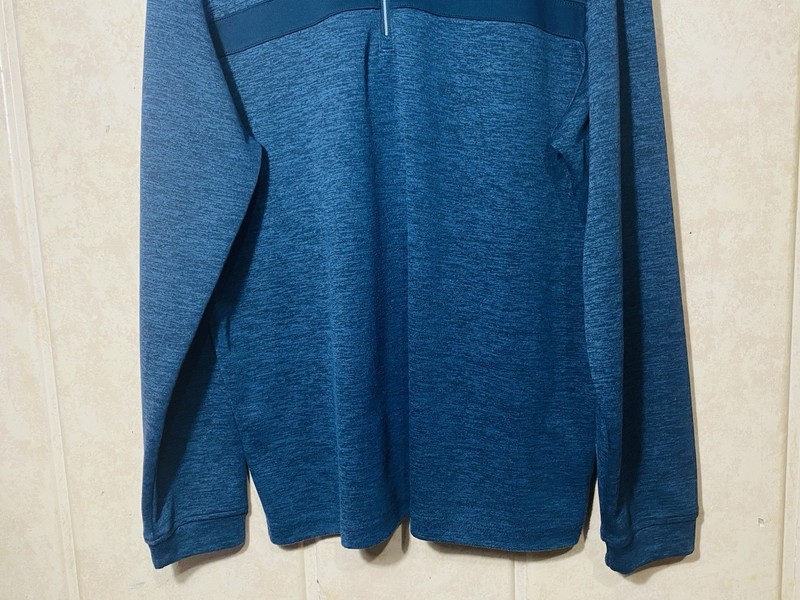 Bolle Performance Mens 1/4 Zip Lightweight Pullover Blue Size Large gallery