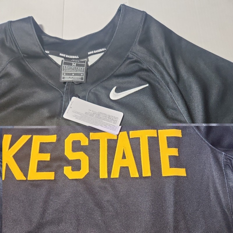 Nike NSU Digital Select Two Button Baseball Jersey Men's M Black DX9138 gallery