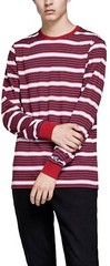 Nike SB Mens Dry Striped Long Sleeve Shirt (Red/Navy/White) CD7215-618