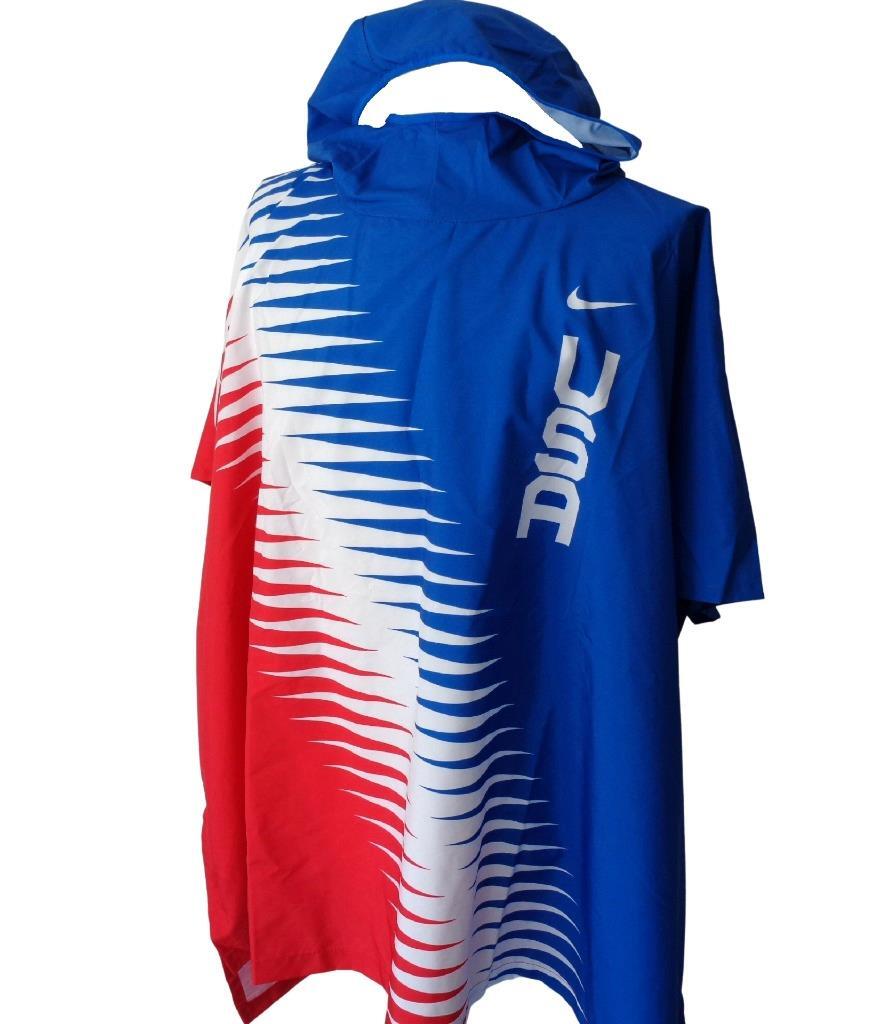 Nike USA Unisex Marathoner Running Windcheater Poncho Jacket NEW - Small/Medium gallery