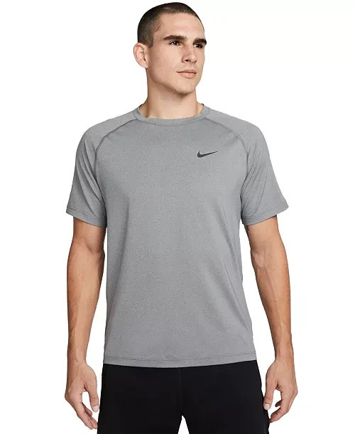 $45 Nike Men's Dri Fit Short Sleeve Fitness TShirt-DV9815097-Smoke Grey-Small gallery