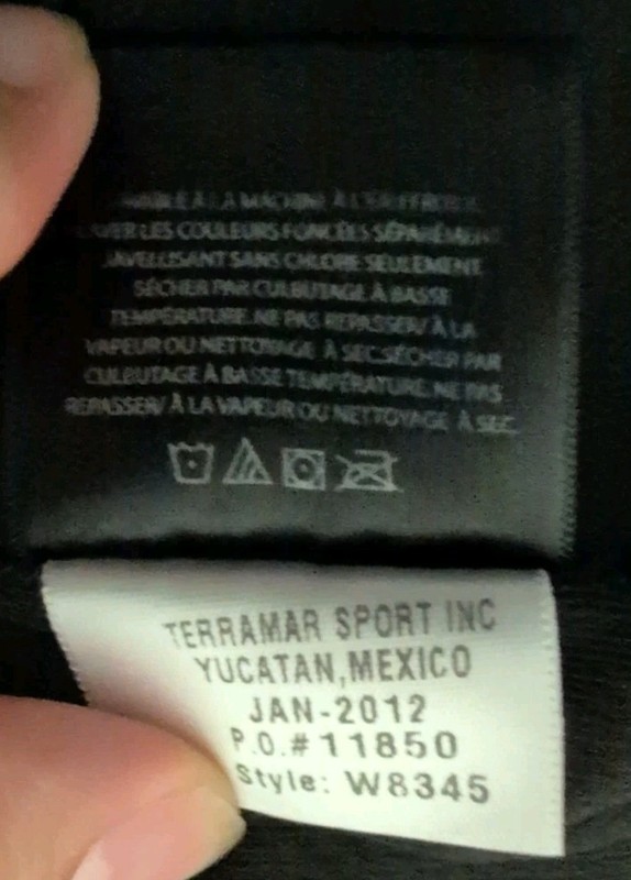 Terramar Mens X Large Black 100% Polypropylene Long Sleeve Shirt 24 gallery