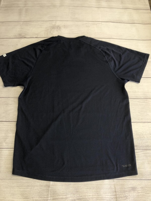 Adidas Climalite FreeLift Shirt Mens Medium Black Short Sleeve Athletic Tee Top gallery