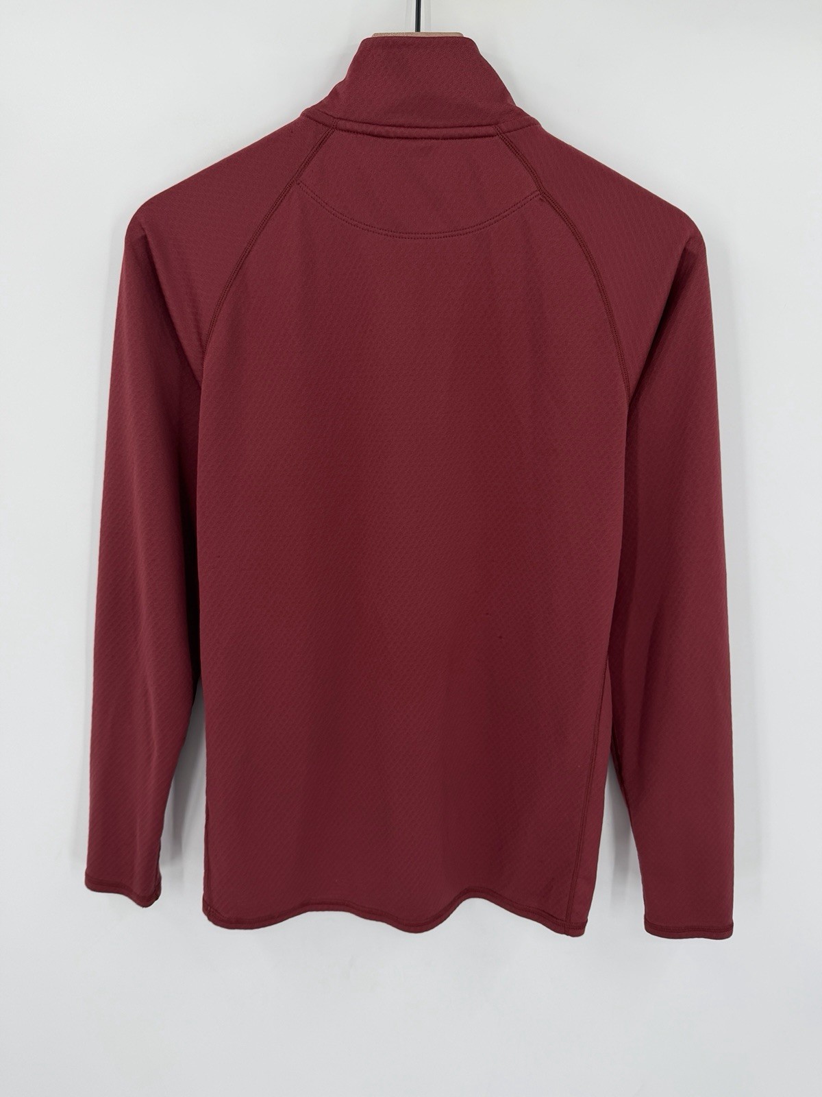 Patagonia Midweight Capilene Baselayer Men’s Medium Red 1/4 Zip Pullover Thermal gallery