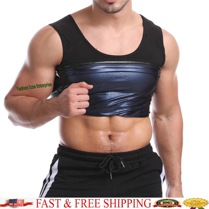 Brand New Men Body Shaper Gym Yoga Thermal Slimming Waist Trainer Sauna Vest gallery