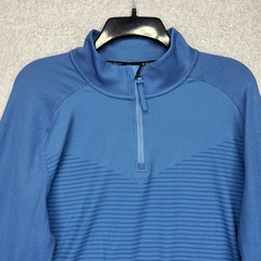 Nike Dri Fit ADV Vapor 1/4 Zip Pullover Mens Medium M Blue Golf Jacket Top Shirt