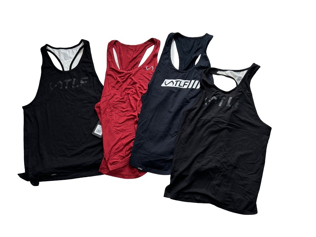 TLF Take Life Further Men’s Drop Tank Tops Stringers Gym Tee Lot Of 4 M Medium gallery