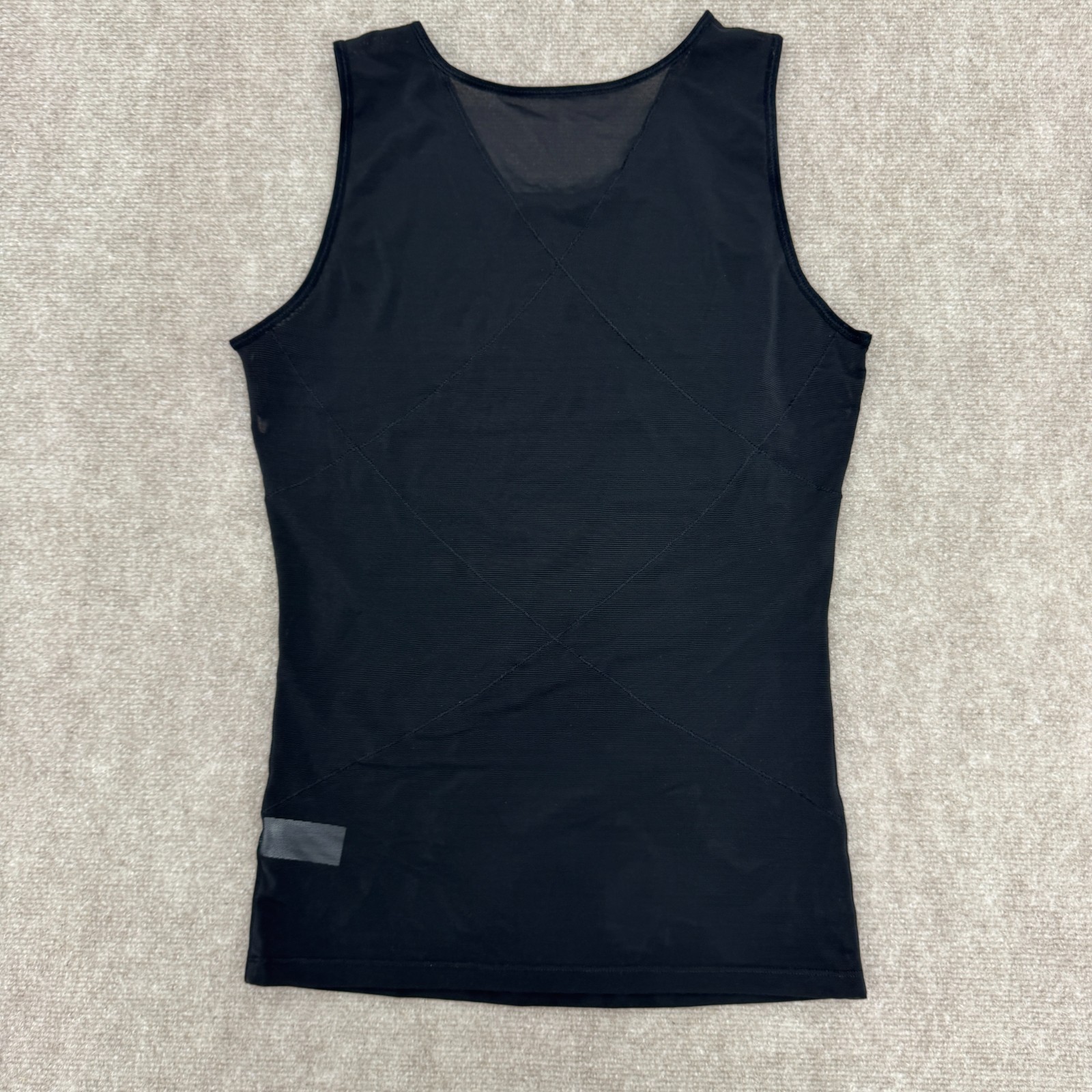 Shein Solid Black Athletic Compression Tank Top Mens Size XL gallery