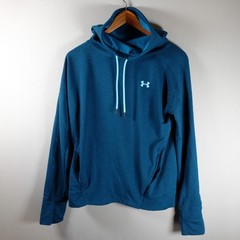Under Armour Size Small Funnel Turtleneck Long Sleeve Pullover Loose Blue Men’s