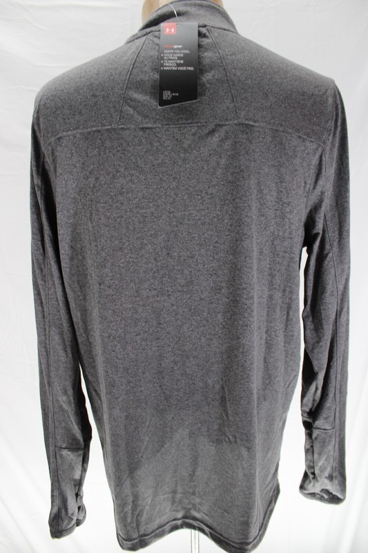 Under Armour Maryland Lacrosse Pullover Mens Small Gray 1/4 Zip Long Sleeve gallery
