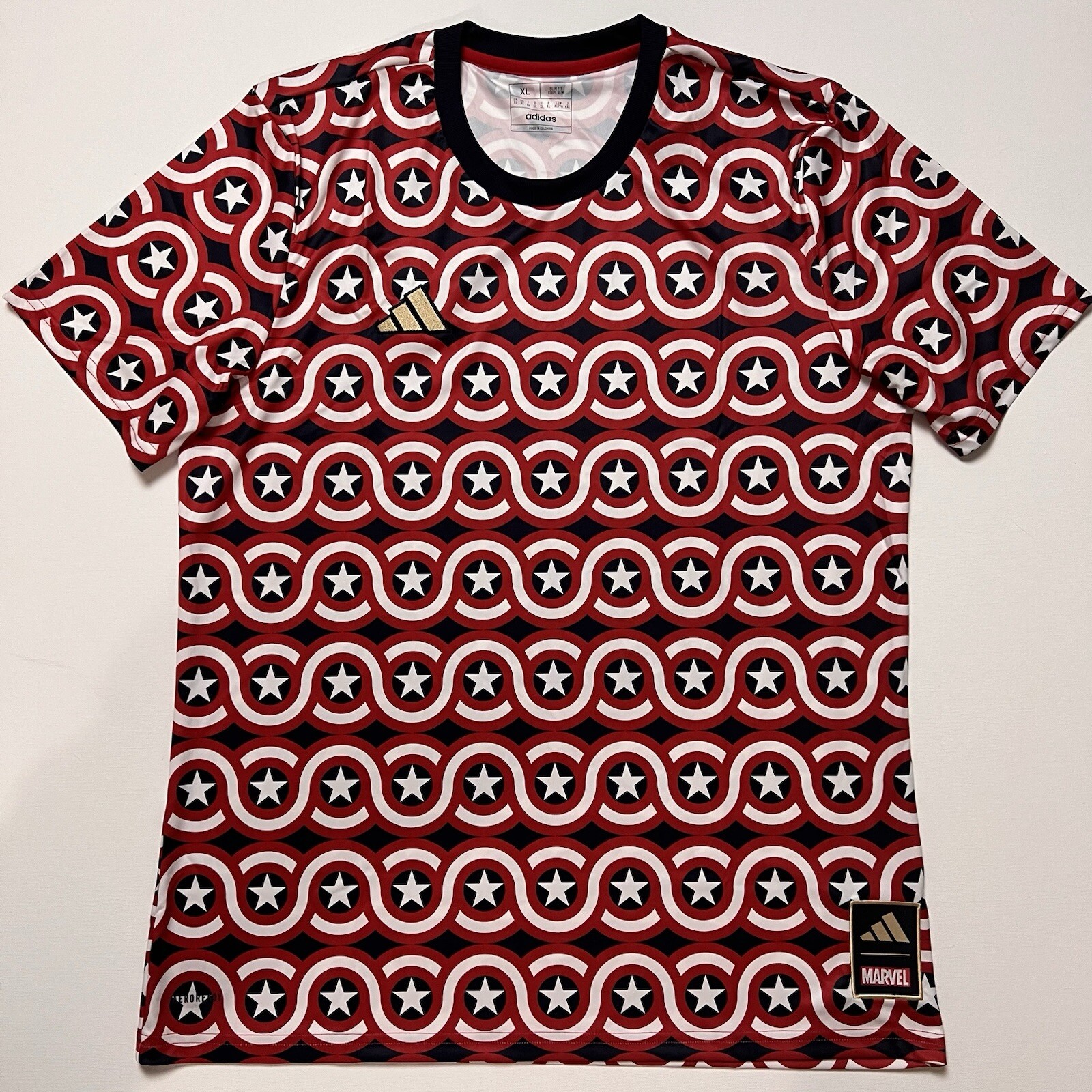 ADIDAS Marvel MLS 2023 AeroReady Pre Match Unisex Jersey XL Multicolor HT3237 gallery