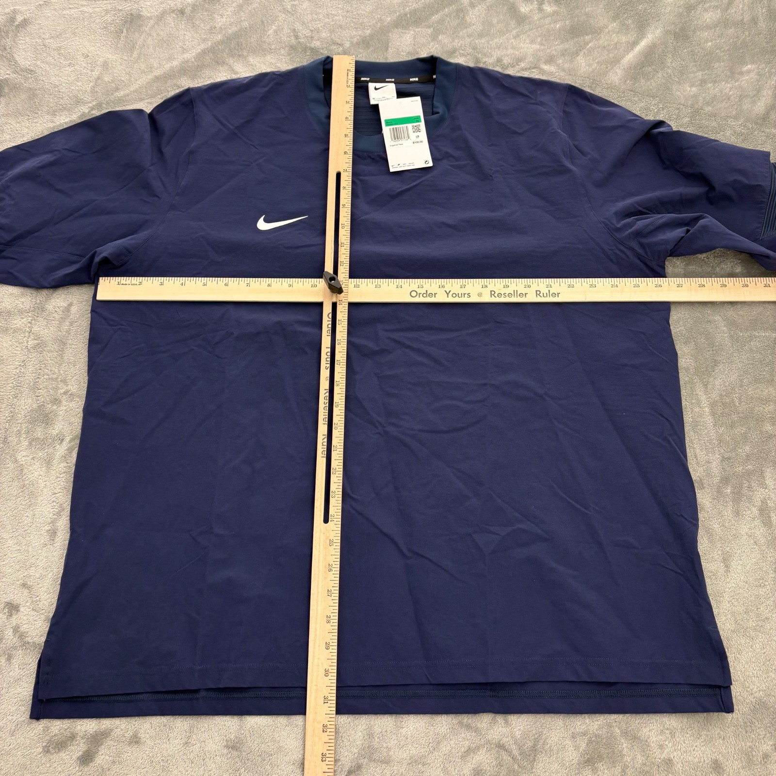 Nike Dri-FIT Lightweight Player Pullover Jacket Mens XL Blue FD4291-419 Baseball gallery