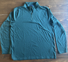 NEW – J Crew Performance 1/4 Zip Pullover Men’s L Green Long Sleeve MSRP – $98