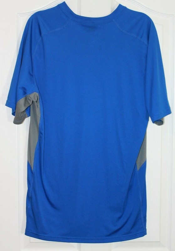 Nike Dri-Fit Men's X Large Crew Neck Blue & Gray T-Shirt 56323 gallery