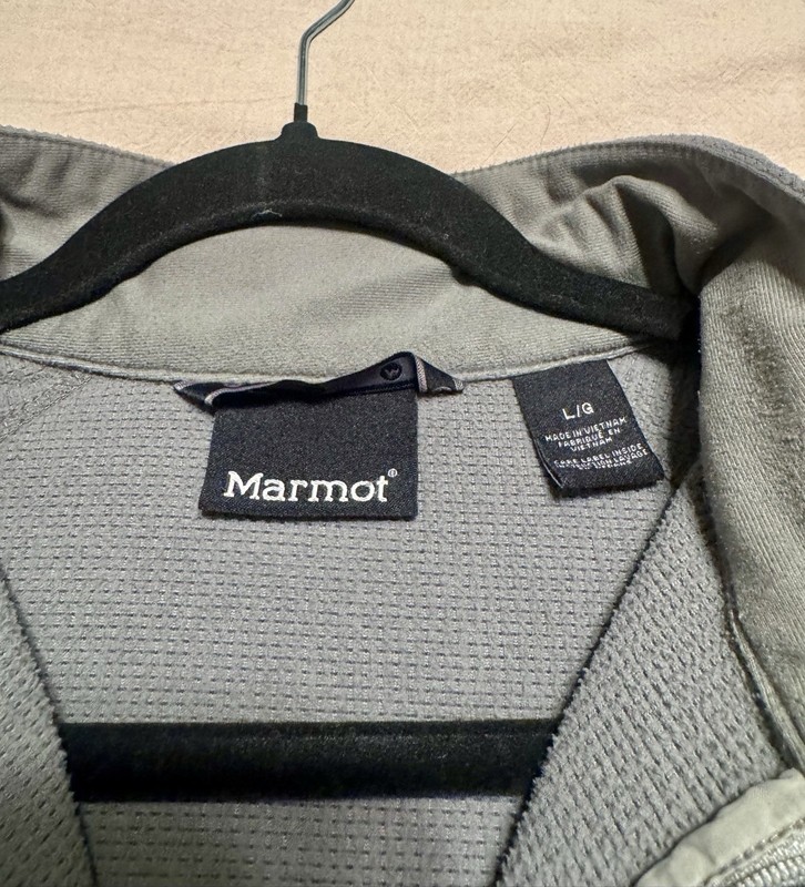 Marmot Performance Fleece 3/4 Zip Pullover Mens Large Excellent No Rips/Stains gallery