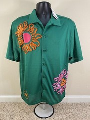 NWT Men’s Nike Uphoria Button-Up Mesh Short Sleeve Shirt Size Small DV9676-36