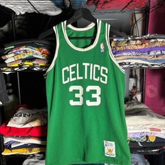 Vintage 80s Larry Bird Boston Celtics MacGregor Sand Knit Authentic Sz M