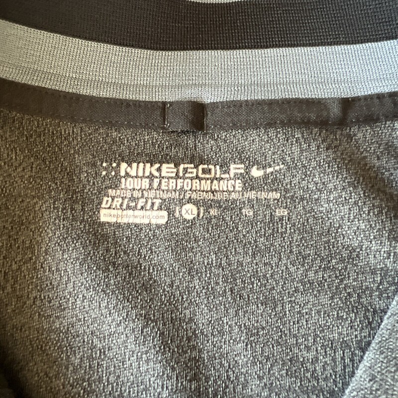 Nike Golf Tour Performance 1/4 Zip Pullover Men's XL Blue / Gray Dri-Fit - EUC gallery