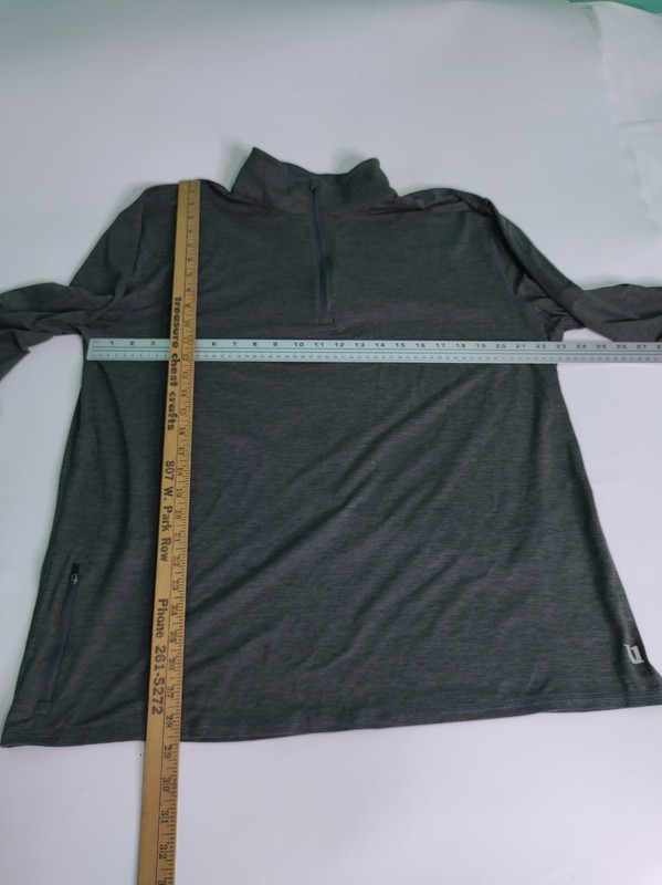 Vuori Ease Performance 1/4 Zip 2.0 Pullover Men’s Sz 2XL Charcoal Heather V221 gallery
