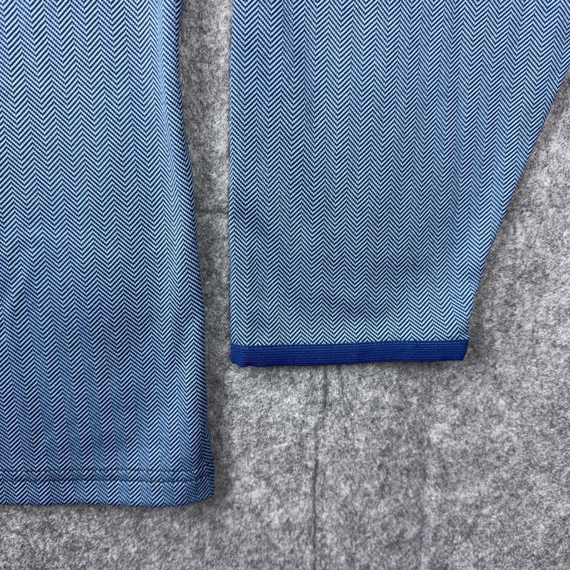 RLX Ralph Lauren Pullover Mens 2XL Blue Herringbone 1/4 Zip Golf Performance Top gallery