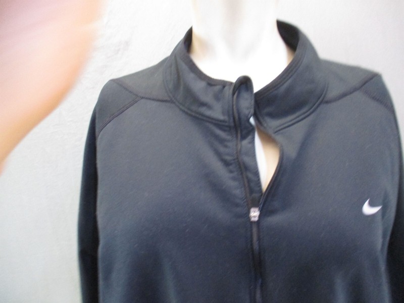 NIKE FIT DRY Size XL Mens BLK 1/2 Zip High Neck Stretch Athletic Pullover 028 gallery
