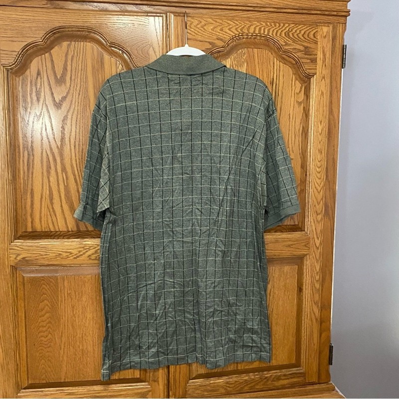 Clubhouse Collection Master's Augusta National Golfing Polo Cotton Green Men's L gallery