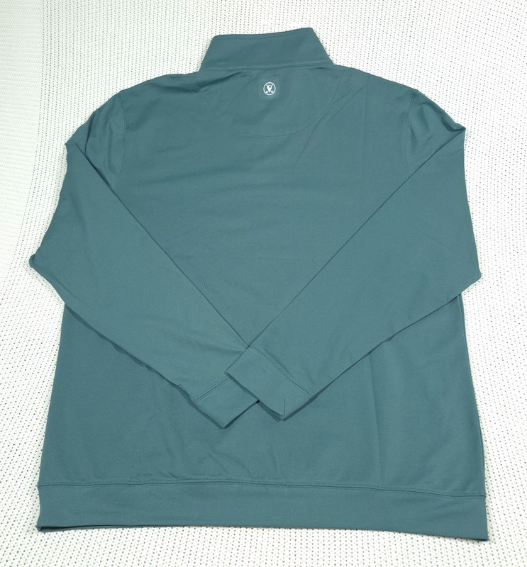 Kenneth Cole Golf Performance 1/4 Zip Pullover Stretch Wicking Green Sz. Large gallery