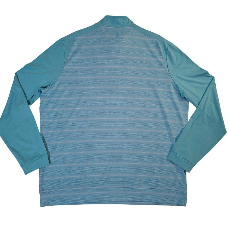 Johnnie-O Bert 1/4 Zip Pullover Shirt Men's XL Golf Baja Blue MSRP $128 gallery