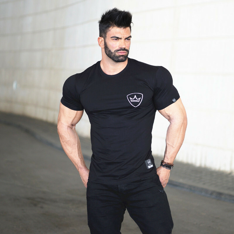 Gym Workout Training T-Shirt Bodybuilding Muscle Shaper Sport Fitness Active Tee gallery