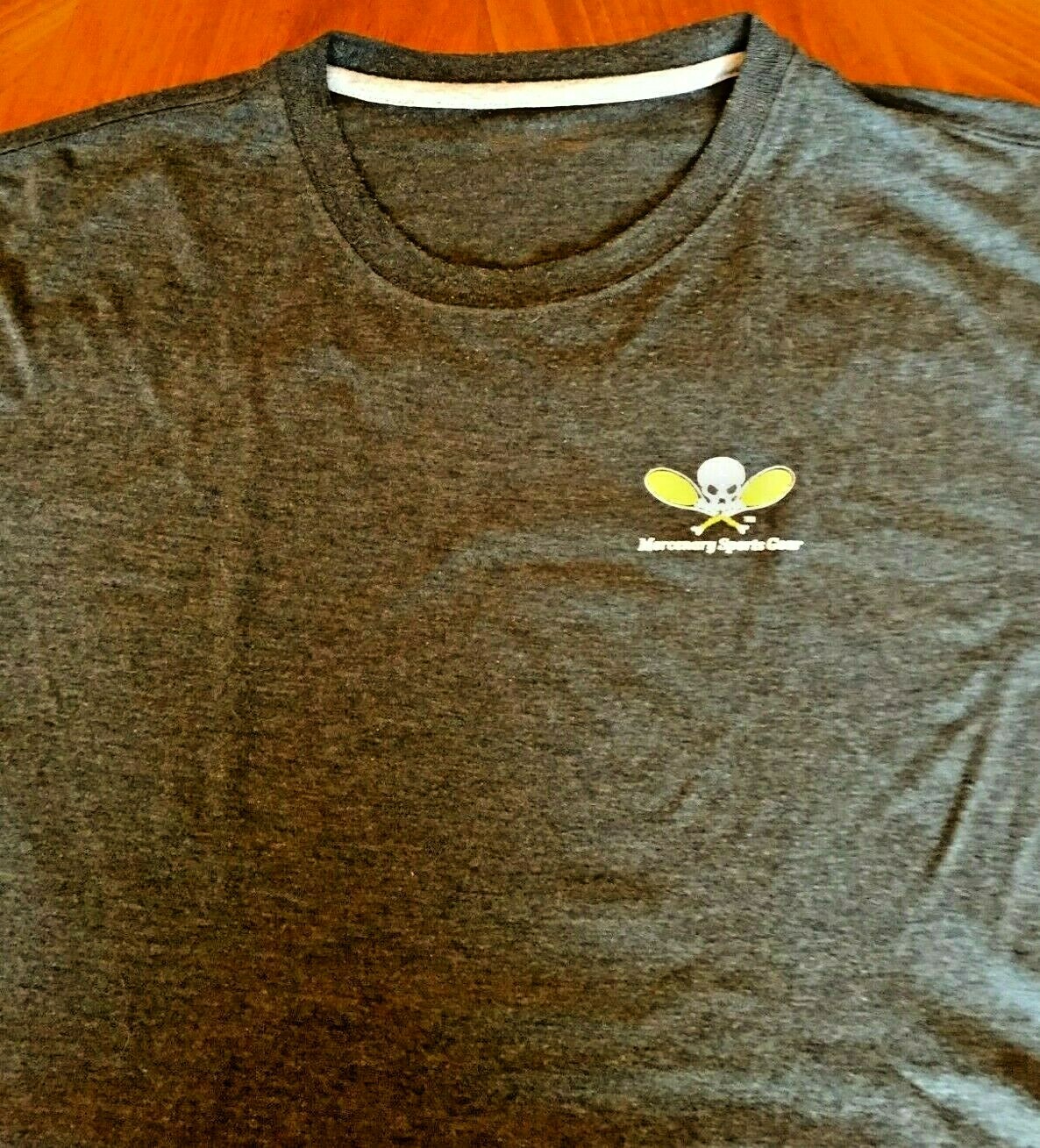 Tennis - Mercenary Sports Gear “Respect Few, Fear None!” Grey Hydro Dri T-Shit gallery
