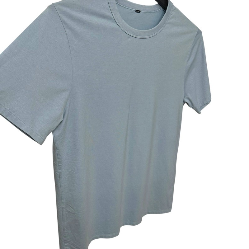 Lululemon Men’s Size M 5 Year Basic Tee Pima Cotton Vitasea Short Sleeve Blue gallery