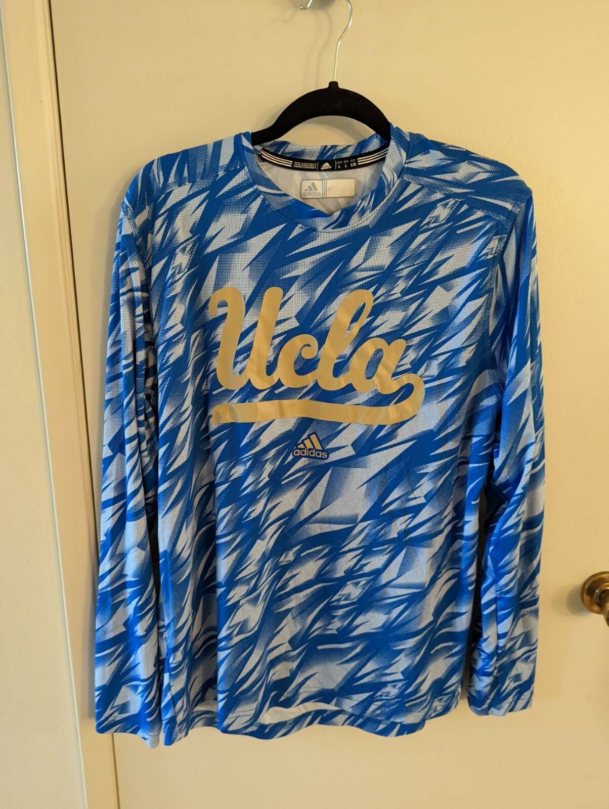 Men UCLA Bruins Adidas Shock Energy Long Sleeve Shirt Size Large LG gallery