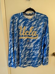 Men UCLA Bruins Adidas Shock Energy Long Sleeve Shirt Size Large LG