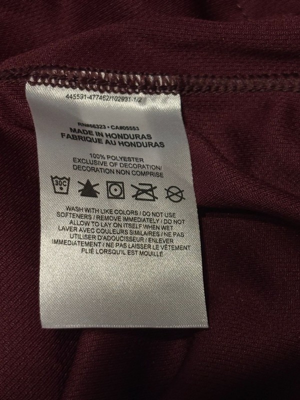 Nike Team Stock Dri-FIT Basketball Jersey Maroon/White #1228 gallery