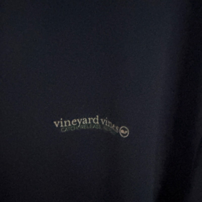 Vineyard Vines Performance Men's Long Sleeve Crew Neck Graphic Tee Navy M gallery