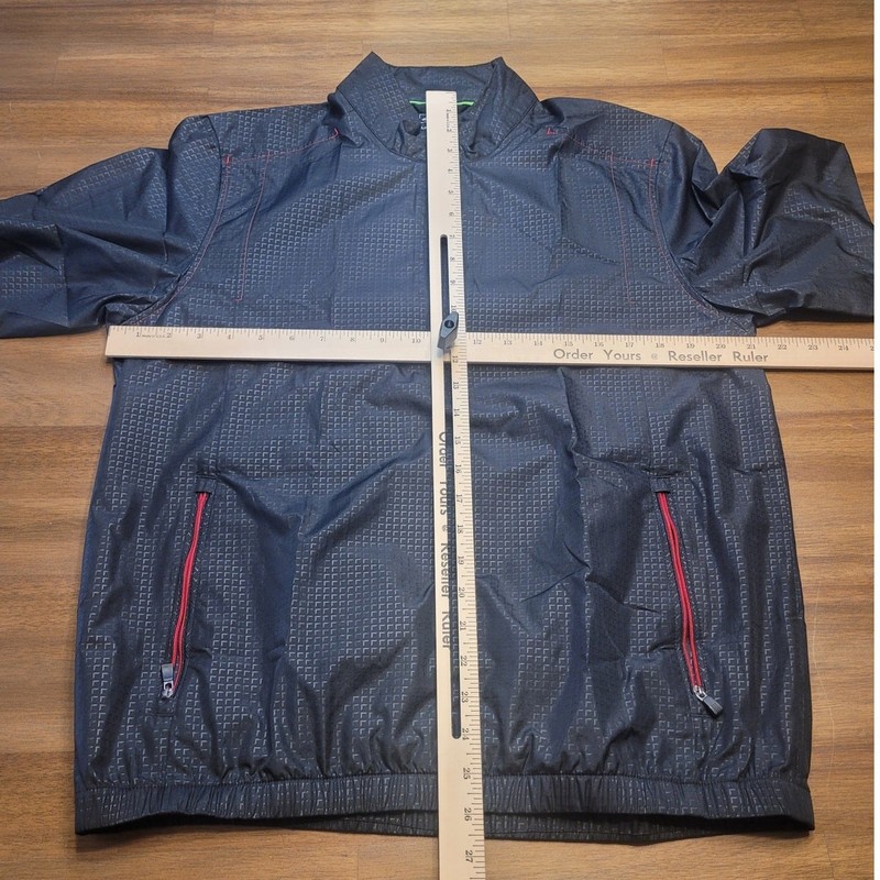 VTG Adidas Climaproof Windbreaker Black Mesh Lined Pullover S gallery