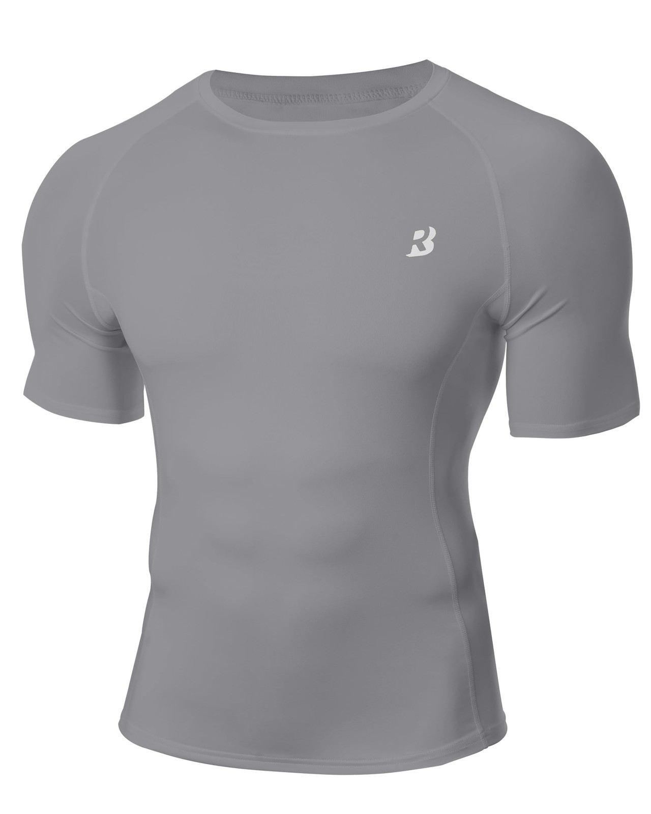 Compression Shirt Men Short Sleeve, Cool Dry Base Layer Athletic Undershirts,... gallery