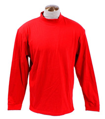 Adidas Men’s L Red Pullover Long Sleeve Mock Neck Shirt