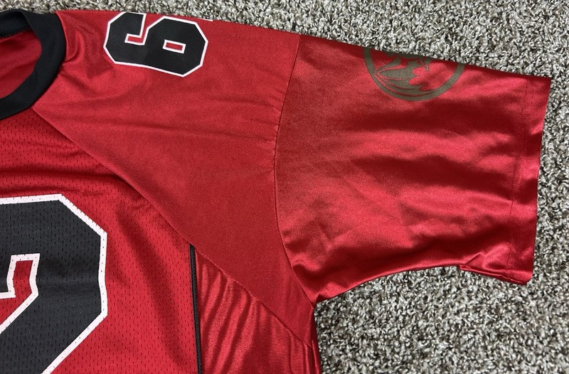 Bacardi Rum #62 Football Jersey Liquor Alcohol Promo Size XL Screen Print Logo gallery