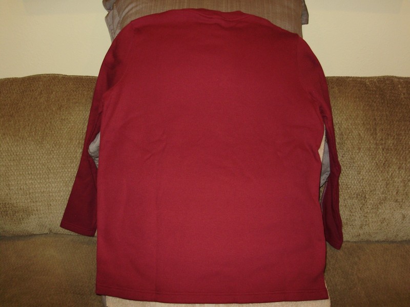 NIKE FJ9547-610 Cardinal White Crew Pullover Fleece L/S Thick Top Men's Large gallery